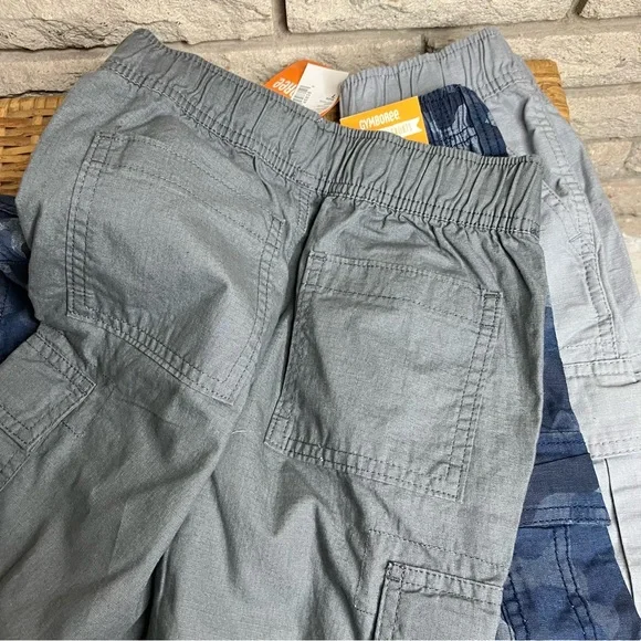 3 Pairs Boys Cargo Shorts Gymboree Children’s Place - Picture 5 of 7